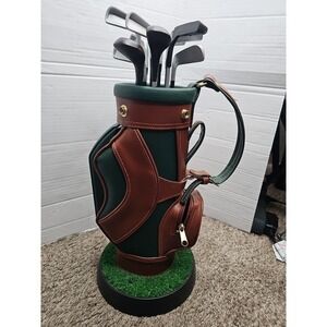 Vintage Golf Bag Corded Push Button Retro Landline Telephone No Tested